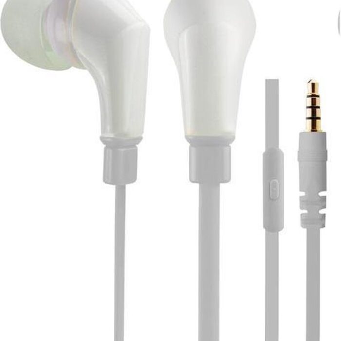 Maxell Super Sounds met microfoon kleur wit