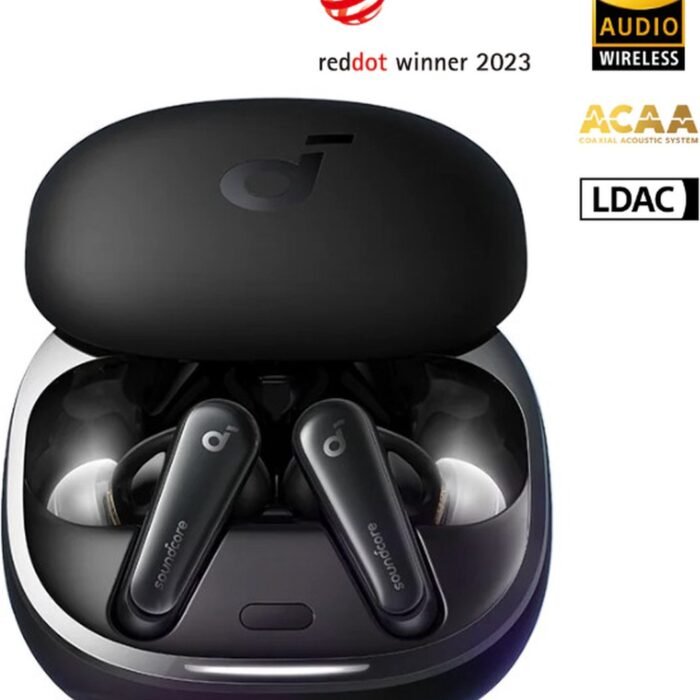 soundcore Liberty 4 - Prime auto-ruisonderdrukkende oordopjes zwart- echt draadloze oordopjes met ACAA 3.0 - Dual Dynamic Drivers voor Hi-Res premium geluid - Spatial Audio met Dual Modes - Hartslagmeter