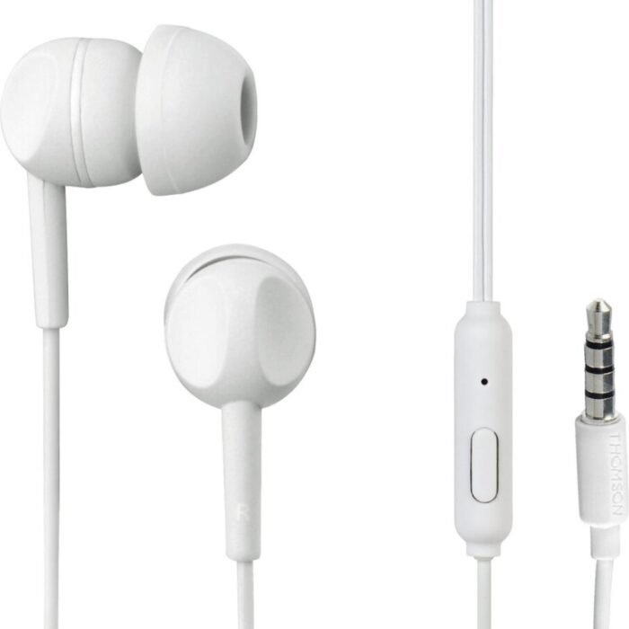 Thomson EAR3005W Koptelefoon In-ear Microfoon Wit