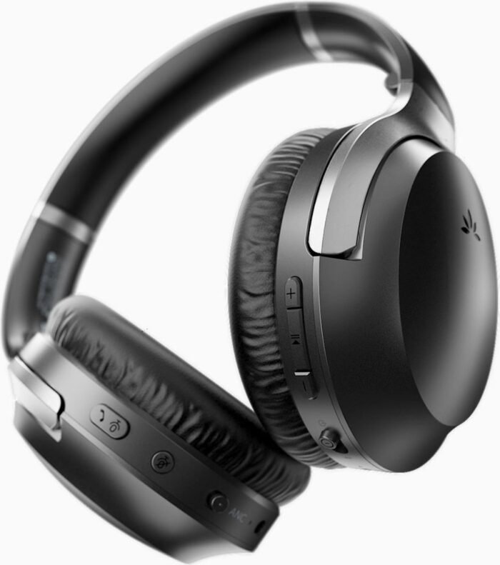 Avantree - Aria Pro 2 - Bluetooth Headphones, BT Dongle, Environmental Noise Filtering Microphone, Dual Link for PC & Phones, Active Noise Cancelling.