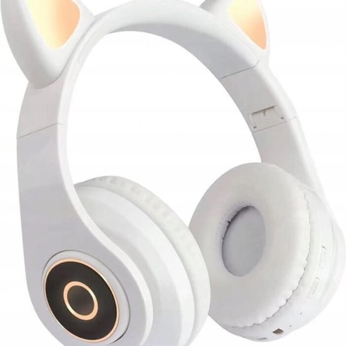 Cat Wireless Stereo Koptelefoon - Over Ear Headset - Hifi Stereo Bass - Katten Oortjes - Wit
