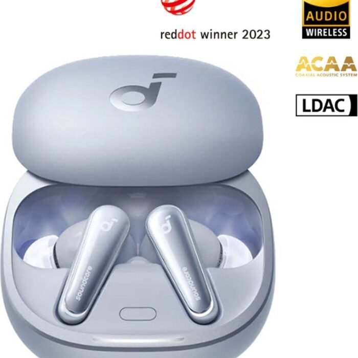 soundcore Liberty 4 - Prime auto-ruisonderdrukkende oordopjes blauw- echt draadloze oordopjes met ACAA 3.0 - Dual Dynamic Drivers voor Hi-Res premium geluid - Spatial Audio met Dual Modes - Hartslagmeter
