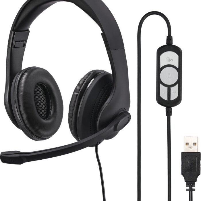 Hama PC-Office-headset "HS-USB300", stereo, zwart