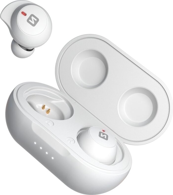 Swissten Stonebuds - Draadloze oordopjes - Wit