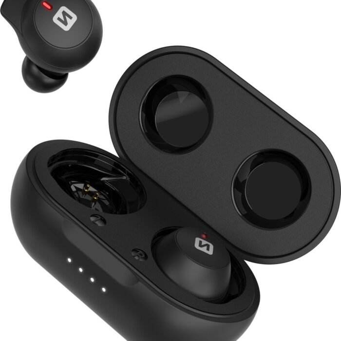 Swissten Stonebuds - Draadloze oordopjes - Zwart