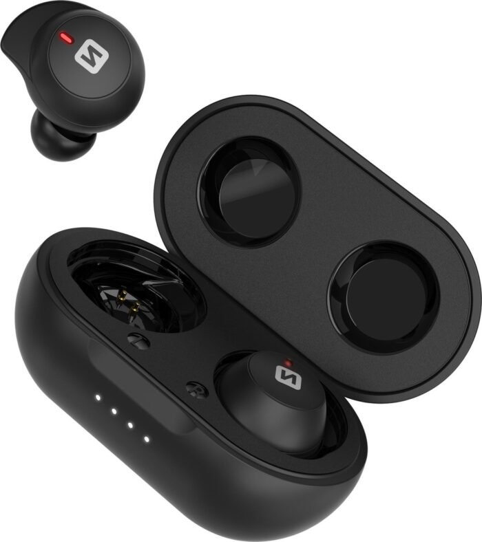 Swissten Stonebuds - Draadloze oordopjes - Zwart