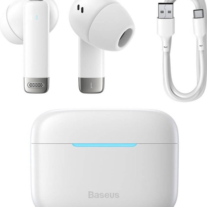 Baseus Bowie E9 - Draadloze Oordopjes - Noise Cancelling - Wit