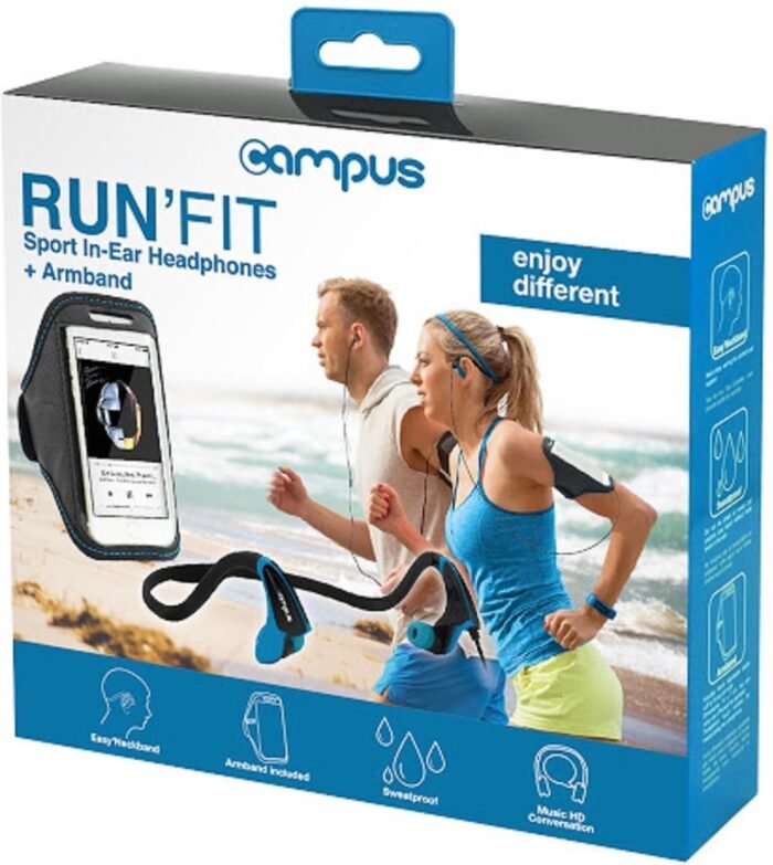 Campus - In-Ear RUNFIT - zwart