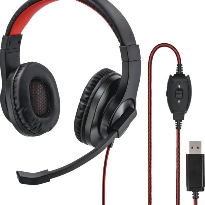 Hama PC-Office-headset "HS-USB400", stereo, zwart