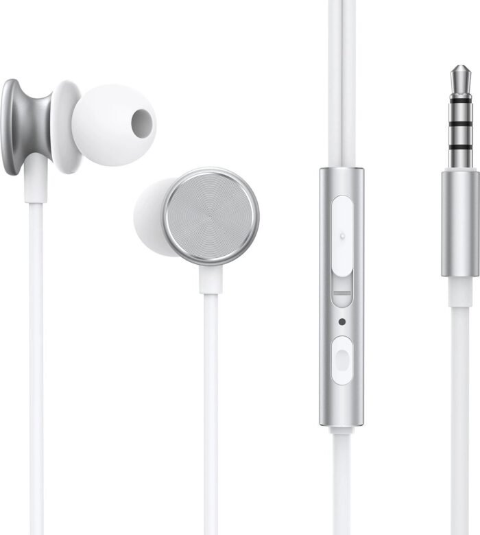 Joyroom - Oortjes met draad en microfoon - In-Ear Oordopjes - Wit