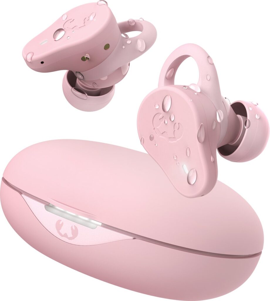 Fresh 'n Rebel Twins Rush - Sport Oordopjes - Noise Cancelling - Draadloos - Waterdicht - Pastel Pink