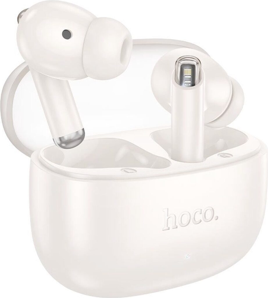 Hoco Pro Draadloze Oordopjes – Bluetooth Oordopjes – Oortjes draadloos – Oordopjes draadloos - Earpods geschikt - Draadloze oortjes bluetooth - Noise cancelling ANC+ENC - Universeel - BT 5.3 - Zwart