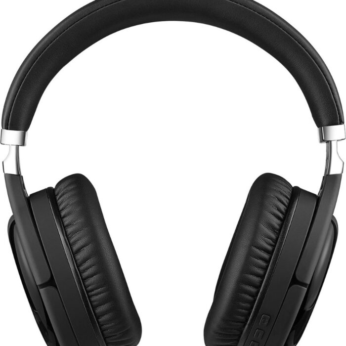 Draadloze bluetooth stereo koptelefoon - Adesso Xtream P600 - actieve ruisonderdrukking - Ingebouwde microfoon - Zwart design