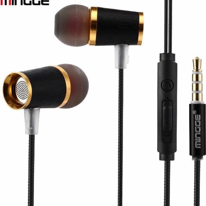 M21 High Bass In-Ear Oordopjes met 3.5mm Jack Oortjes vooriPhone / Samsung Galaxy / Huawei - zwart