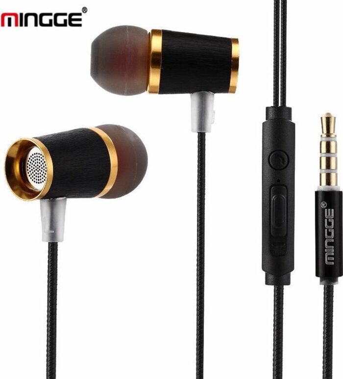 M21 High Bass In-Ear Oordopjes met 3.5mm Jack Oortjes vooriPhone / Samsung Galaxy / Huawei - zwart