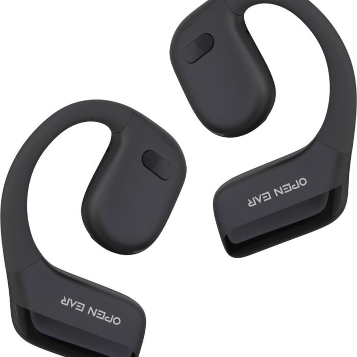 Bonuze Alto - Air Conduction Oortjes - Alternatief voor Bone Conduction Headphone - Open Ear Oortjes Draadloos - Sporthoofdtelefoon - Sport Koptelefoon - Sport Oordopjes - Bluetooth 5.3 - 20 uur Batterij - IPX5 Waterbestendig - Inclusief Oplaadcase