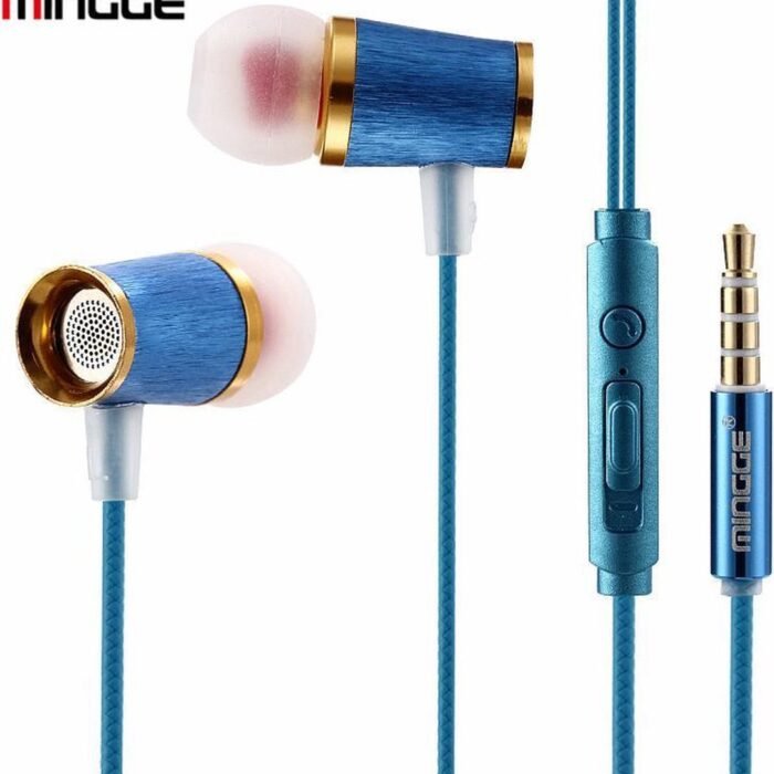 M21 High Bass In-Ear Oordopjes met 3.5mm Jack Oortjes vooriPhone / Samsung Galaxy / Huawei - blauw