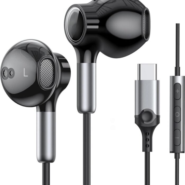 USB C Oordopjes met Draad en Microfoon - USBC Oortjes - USB-C Oordoppen - Voor 15 Pro Max en S24 Ultra