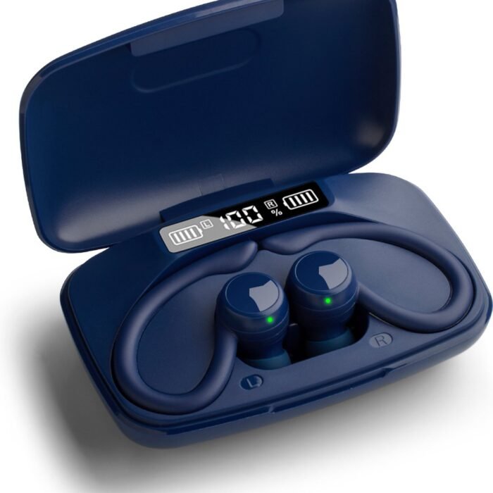 OOQE FIT PRO - Draadloze Oordopjes met Haakjes | Blauw