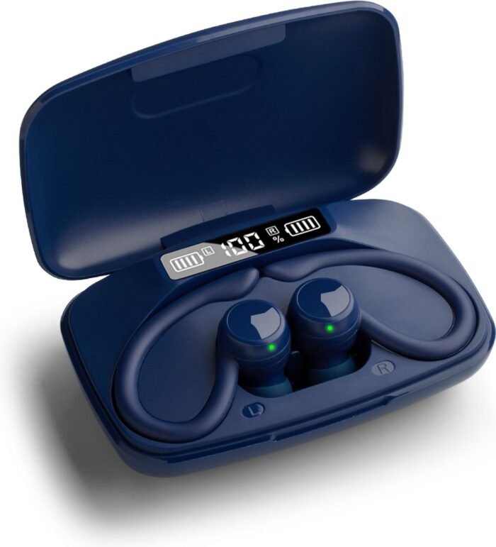 OOQE FIT PRO - Draadloze Oordopjes met Haakjes | Blauw