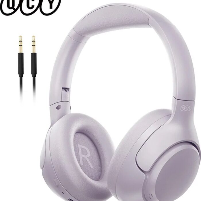 QCY koptelefoon - Koptelefoons - Kinderen - Volwassenen - Bluetooth - Draadloos - Noisecancelling - Blauwe koptelefoon - Lichtblauw
