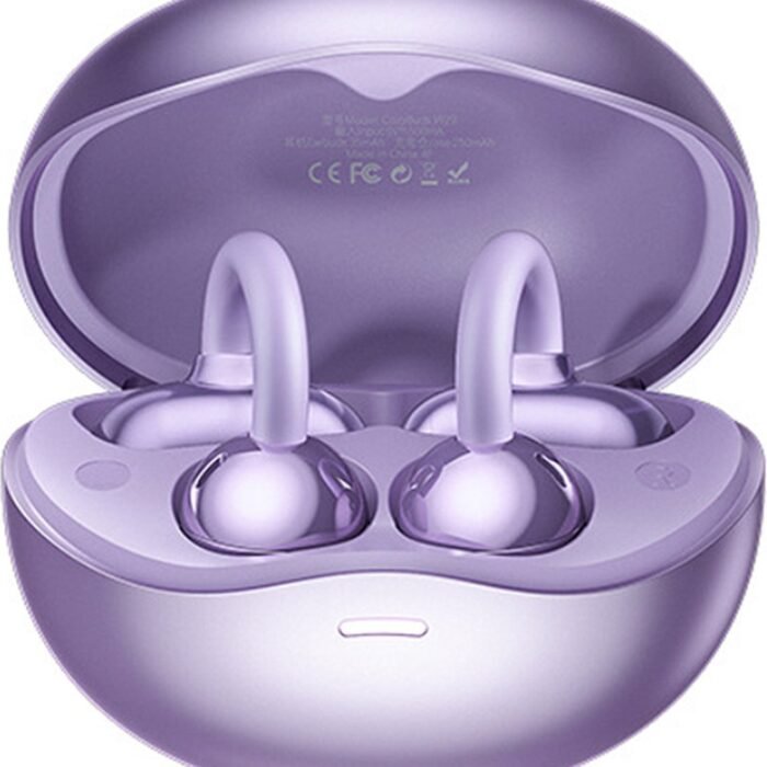 Remax Cozy Buds W29 - Bluetooth oortjes - Oorclip - Paars