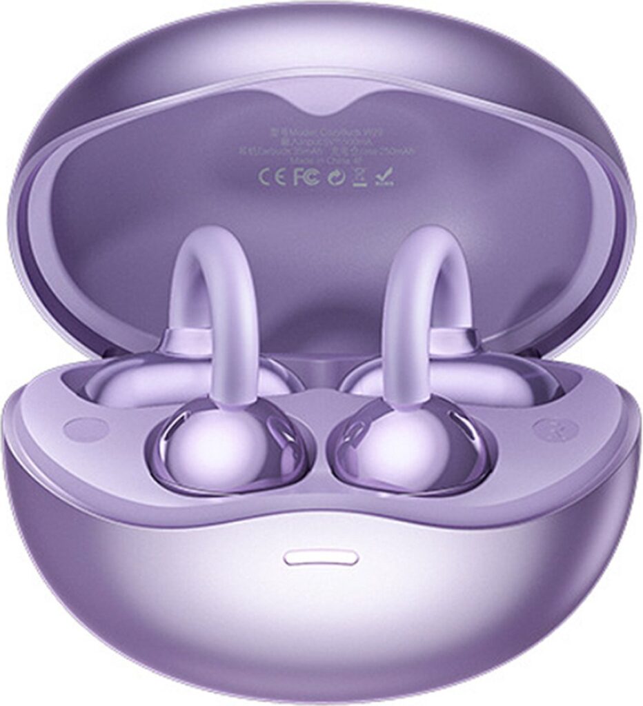Remax Cozy Buds W29 - Bluetooth oortjes - Oorclip - Paars