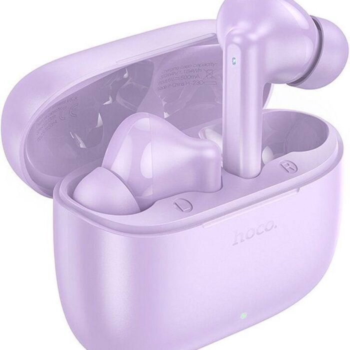 Hoco EQ2 True Wireless Headset Bluetooth 5.3 Draadloze Oortjes Paars