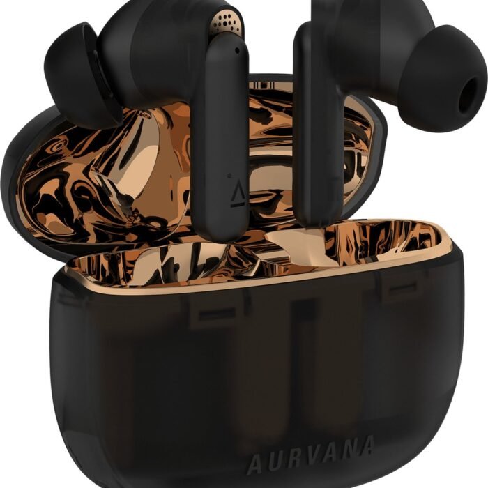 Creative AURVANA ACE 2 - True wireless oortelefoon met Bluetooth 5.3, AptX, Lossless en xMEMS-driver, geschikt voor Bluetooth LE Audio, ingebouwde microfoon (zwart)