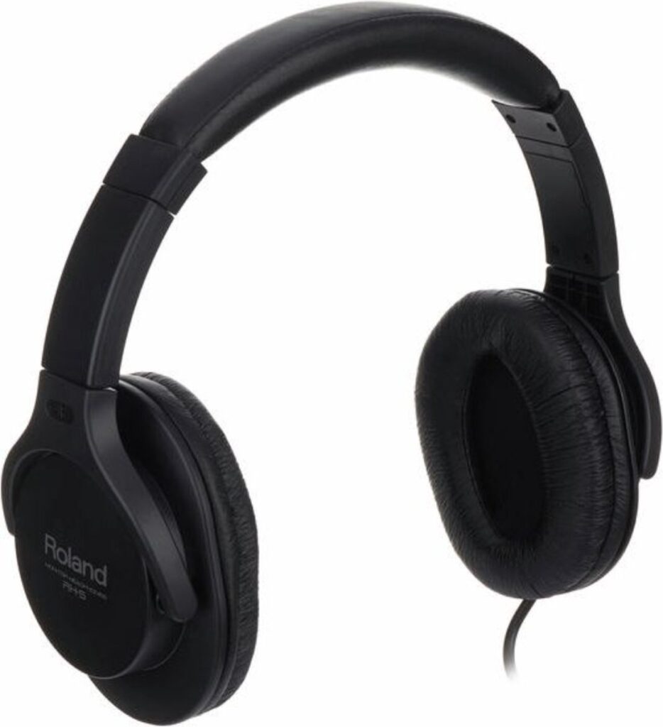 Roland RH-5 hoofdtelefoon voor piano, keyboard, gitaar en andere instrumenten. hoge kwaliteit.