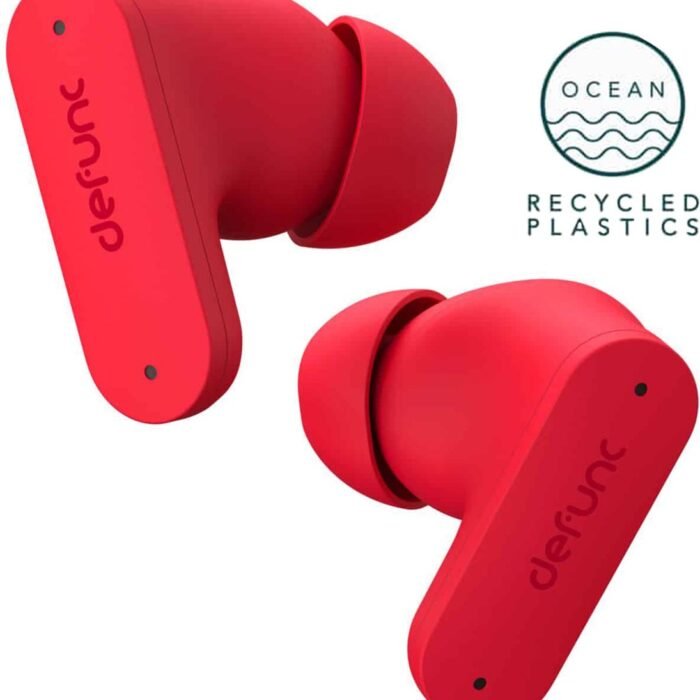 Defunc True ANC Earbuds - Draadloze oordopjes - Bluetooth draadloze oortjes - Met ANC noise cancelling functie - Red
