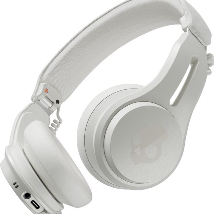 Skullcandy Icon ANC Draadloze Hoofdtelefoon - Bluetooth Koptelefoon - Active Noise Cancelling - 60u batterij - Waterbestendig - On-Ear - met Microfoon - Wit