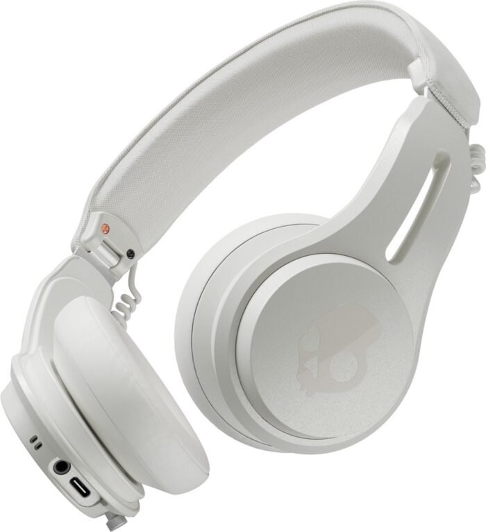 Skullcandy Icon ANC Draadloze Hoofdtelefoon - Bluetooth Koptelefoon - Active Noise Cancelling - 60u batterij - Waterbestendig - On-Ear - met Microfoon - Wit