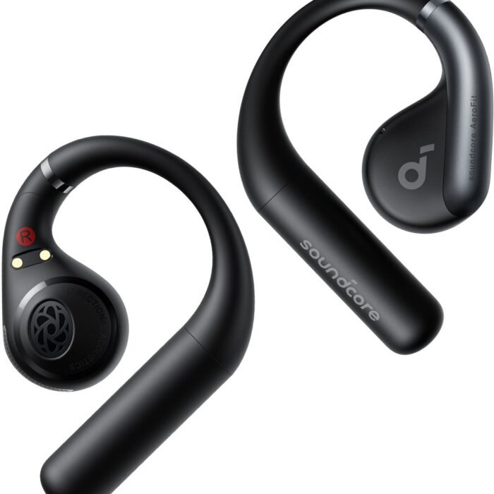 Anker SoundCore AeroFit Open-Ear Draadloze Bluetooth 5.3 Oordopjes Zwart