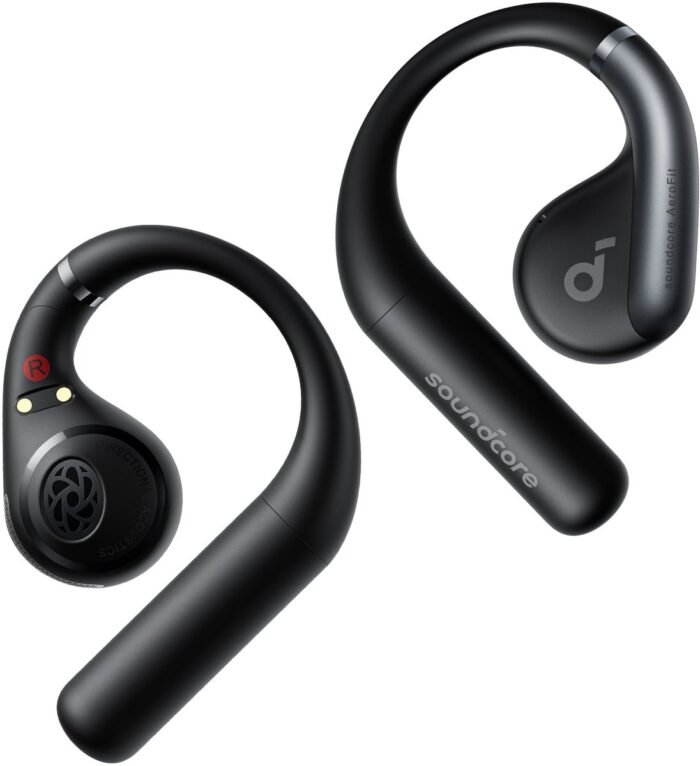 Anker SoundCore AeroFit Open-Ear Draadloze Bluetooth 5.3 Oordopjes Zwart