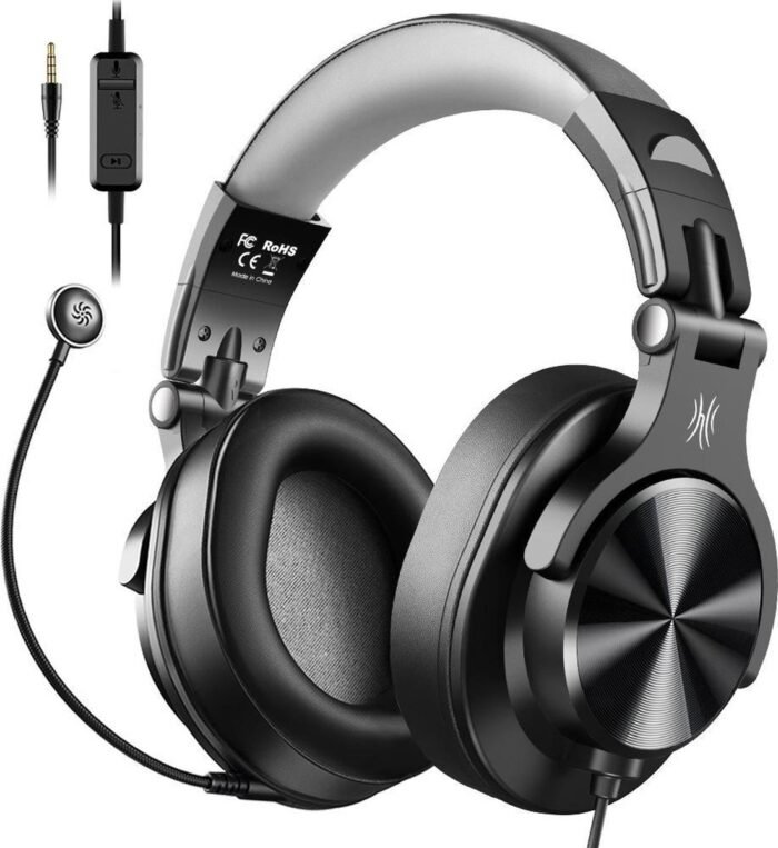 OneOdio A71-D - koptelefoon met microfoon - Over-ear koptelefoon met micro - stereo - modern - comfortabel - dj set - kop telefoon - professionele koptelefoon - muziek studio - dj Headphones - Gameheadset - Game - audiocall - videoconferentie