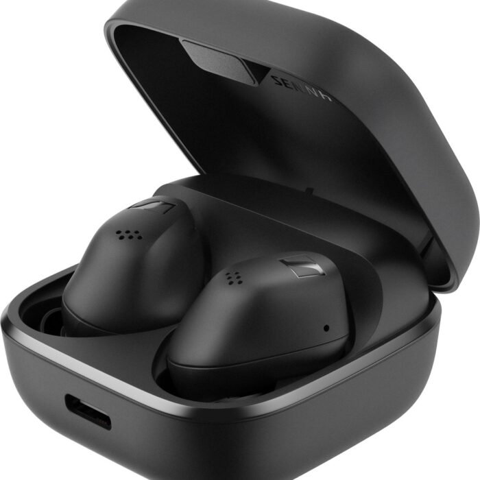 Sennheiser Accentum True Wireless - Draadloze oordopjes met Noise Cancelling - 28u batterij - Snelladen - 4 Microfoons - Zwart