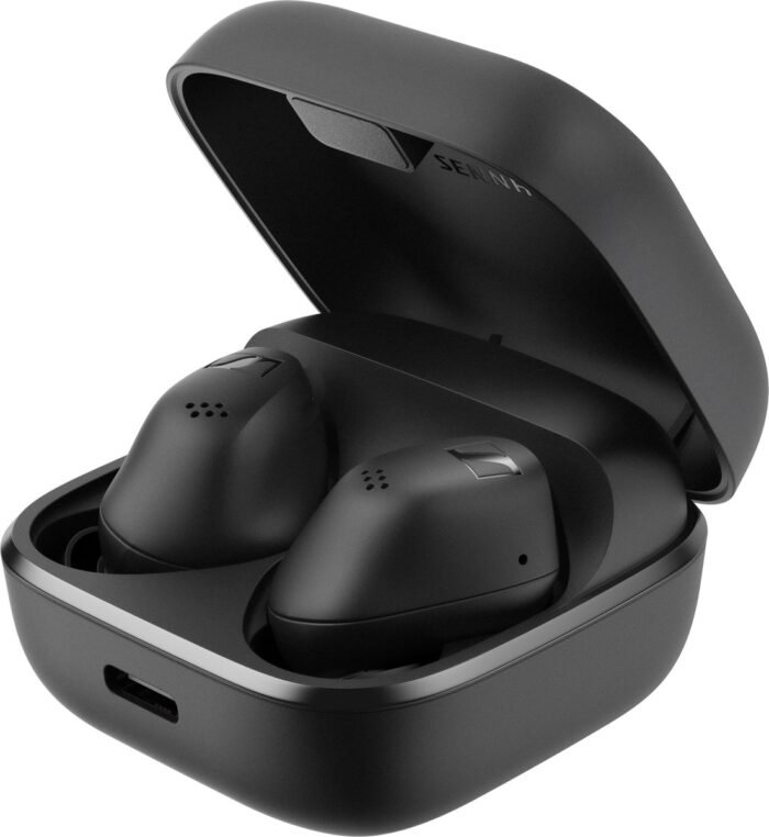 Sennheiser Accentum True Wireless - Draadloze oordopjes met Noise Cancelling - 28u batterij - Snelladen - 4 Microfoons - Zwart
