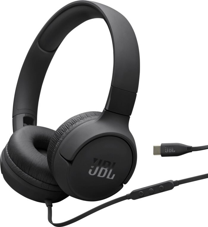 JBL Tune 520C USB-C - Bedrade koptelefoon - Zwart