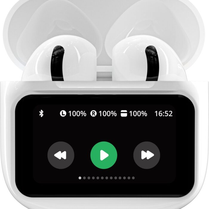 Draadloze oordopjes A11 Pro met smart display - Sport Oordopjes - Geschikt voor Apple en Android - Bluetooth 5.3 - Draadloze oortje Bluetooth - Sport Oordopjes - Bluetooth Oordopjes - Draadloze Oordopjes - Oortjes Draadloos - In-Ear Oordopjes