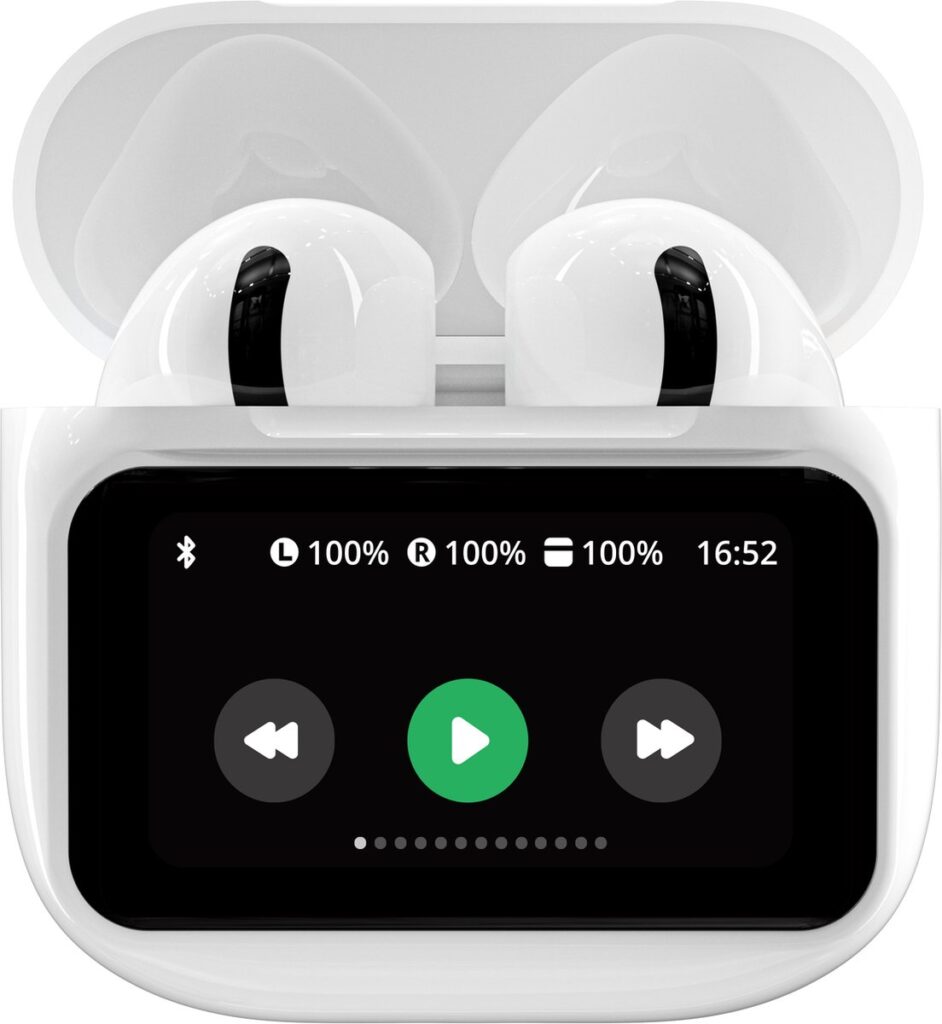 Draadloze oordopjes A11 Pro met smart display - Sport Oordopjes - Geschikt voor Apple en Android - Bluetooth 5.3 - Draadloze oortje Bluetooth - Sport Oordopjes - Bluetooth Oordopjes - Draadloze Oordopjes - Oortjes Draadloos - In-Ear Oordopjes