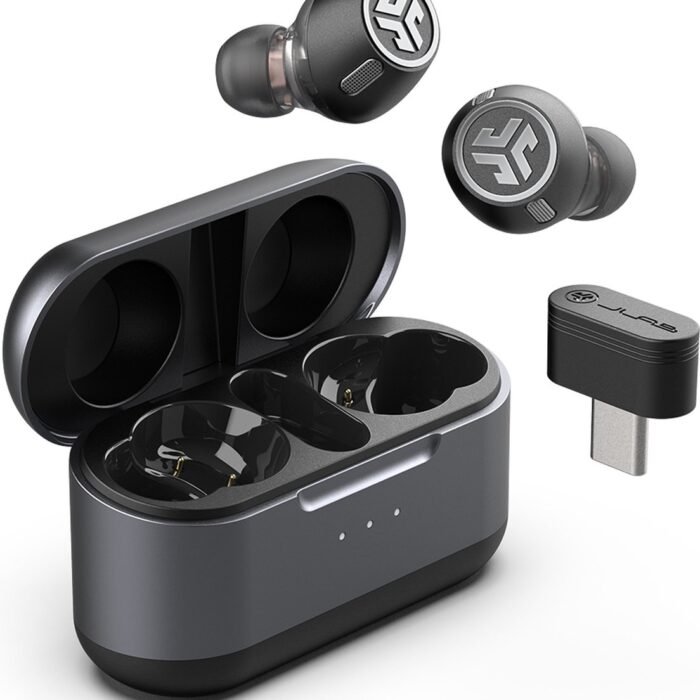 JLAB Epic Lab Edition Bluetooth Oordopjes - Draadloos - Active Noise Cancelling Oordopjes - 54 uur Batterijduur - LC3 Codec - Oortjes met Bluetooth Dongle - Premium Model – Zwart
