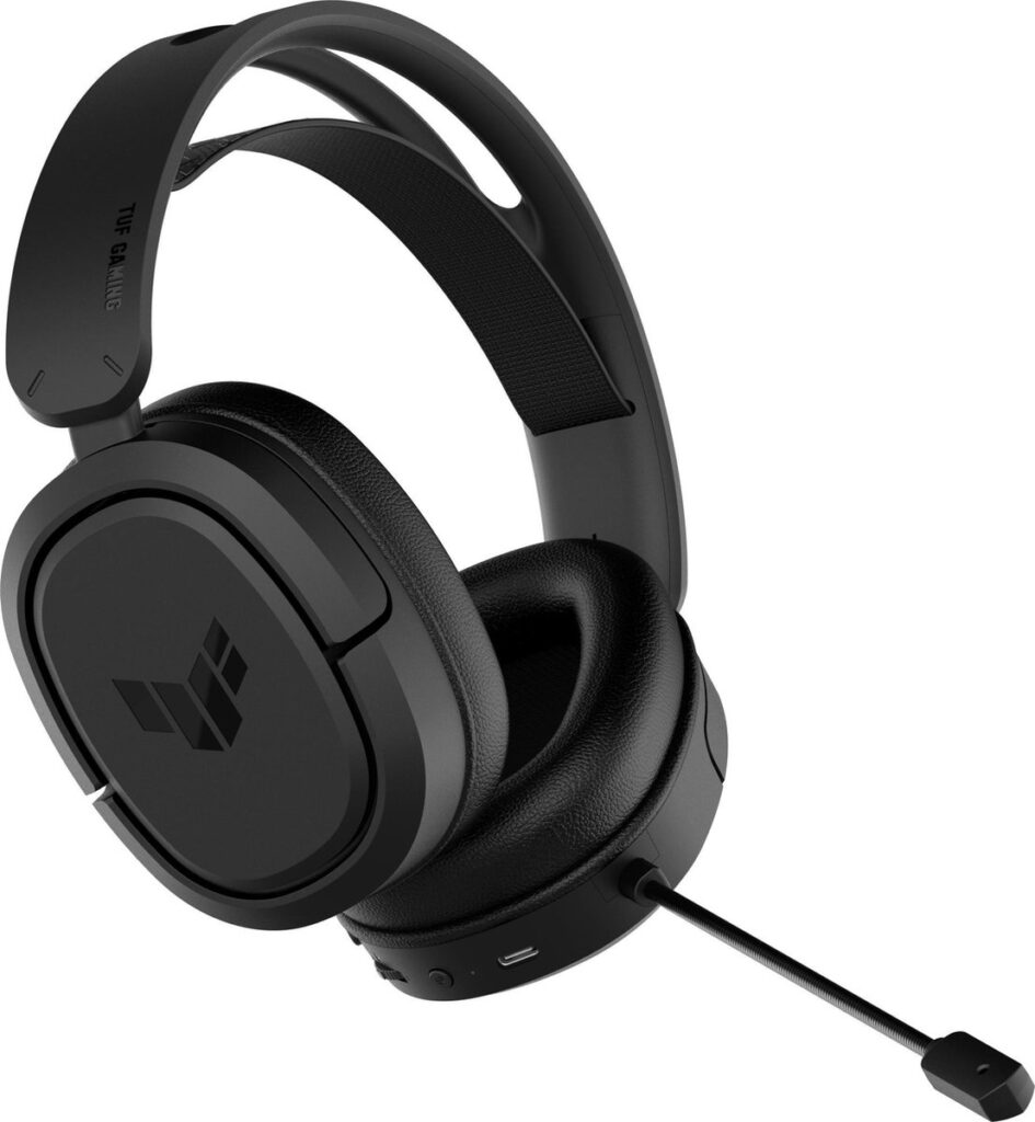 Headphones with Microphone Asus H1 Wireless Black