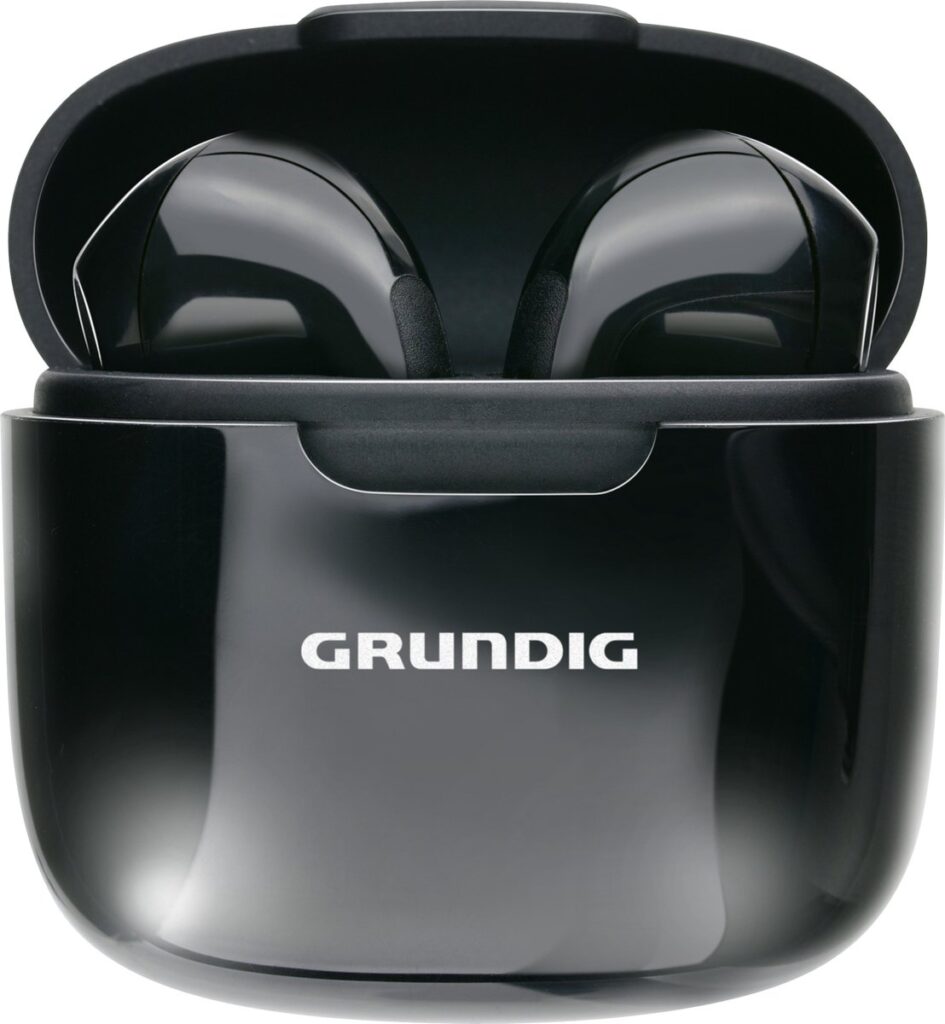 Grundig Draadloze Oordopjes - Bluetooth In Ear Oordopjes 200mAh - Oortjes Draadloos met 3 Uur Afspeeltijd - Earbuds voor Hands Free Bellen - Incl. Oplaadcase USB-C Oplaadkabel