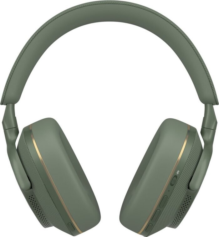 Bowers & Wilkins Px7 S2e Draadloze Over-Ear Noise Cancelling Koptelefoon, aptX™ Adaptive, 30u Batterij, Snelladen, 6 Microfoons - Forest Green