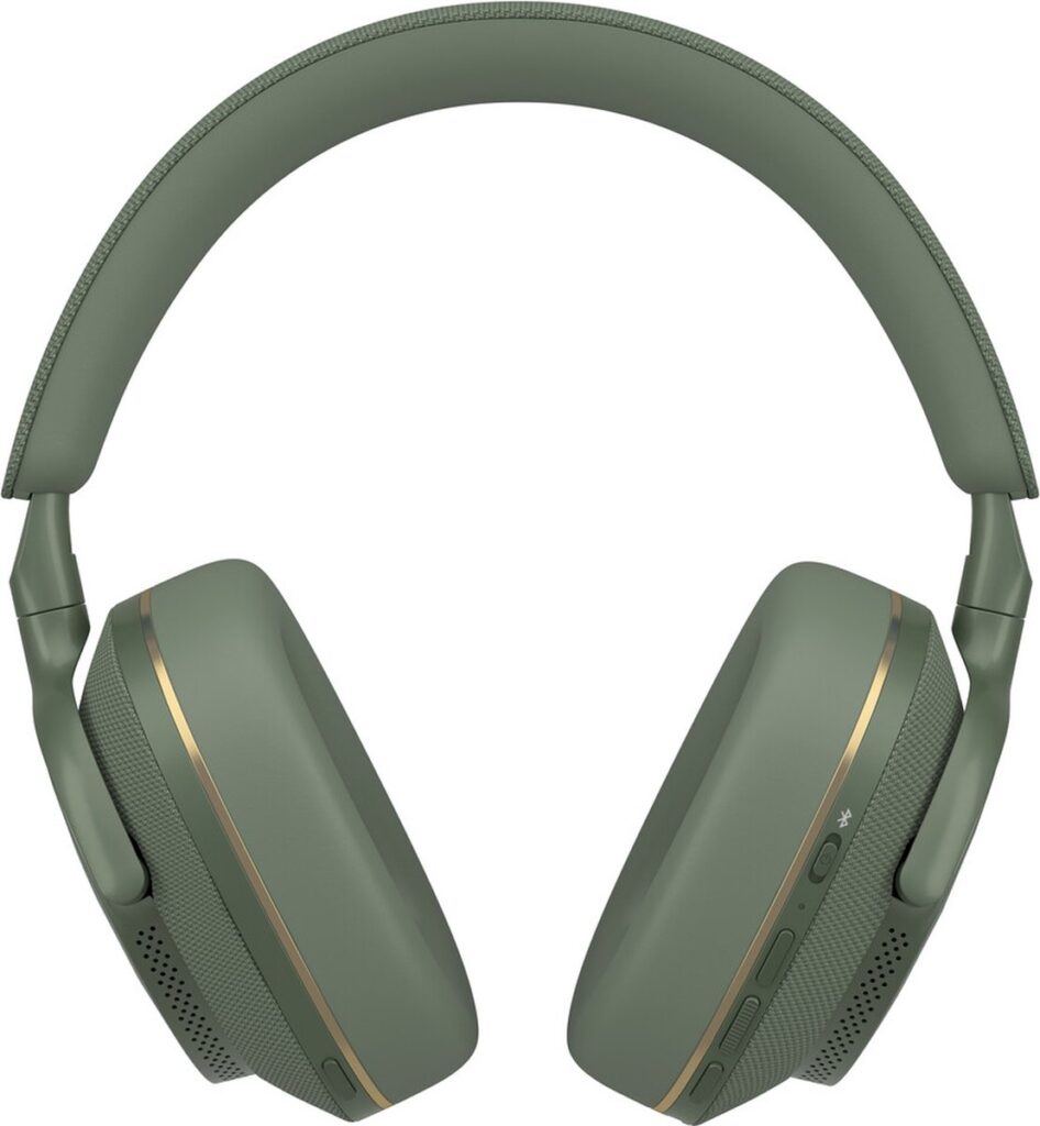 Bowers & Wilkins Px7 S2e Draadloze Over-Ear Noise Cancelling Koptelefoon, aptX™ Adaptive, 30u Batterij, Snelladen, 6 Microfoons - Forest Green