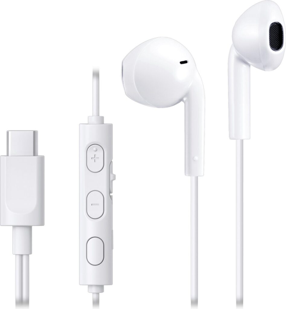 JVC HA-FR17UC - In-Ear USB-C Stereo Headset + Remote - Wit