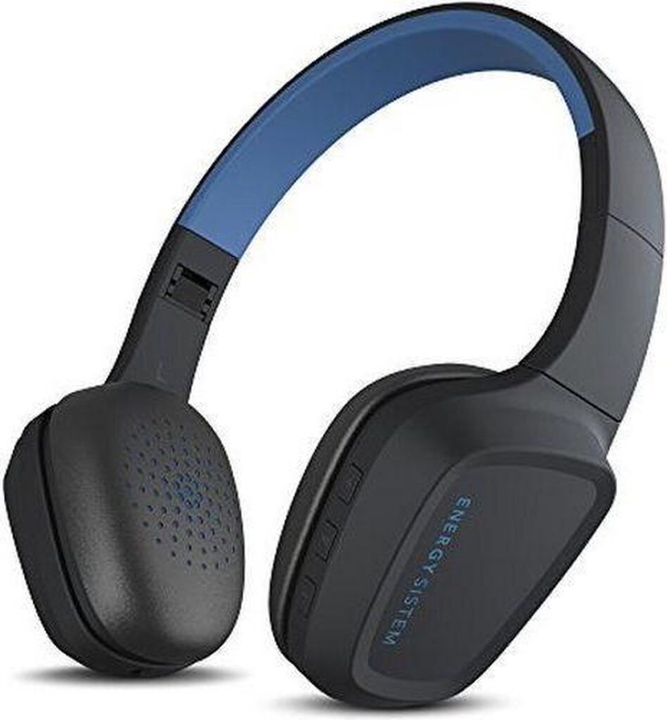 Energy Sistem - Draadloze Bluetooth Headset - hoofdtelefoon, Hoofdband Zwart, Blauw, 429226