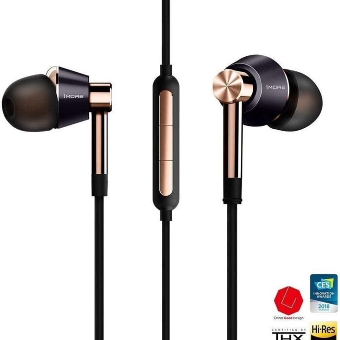 1More Triple Driver In-Ear Headphones ( Classic Gold)