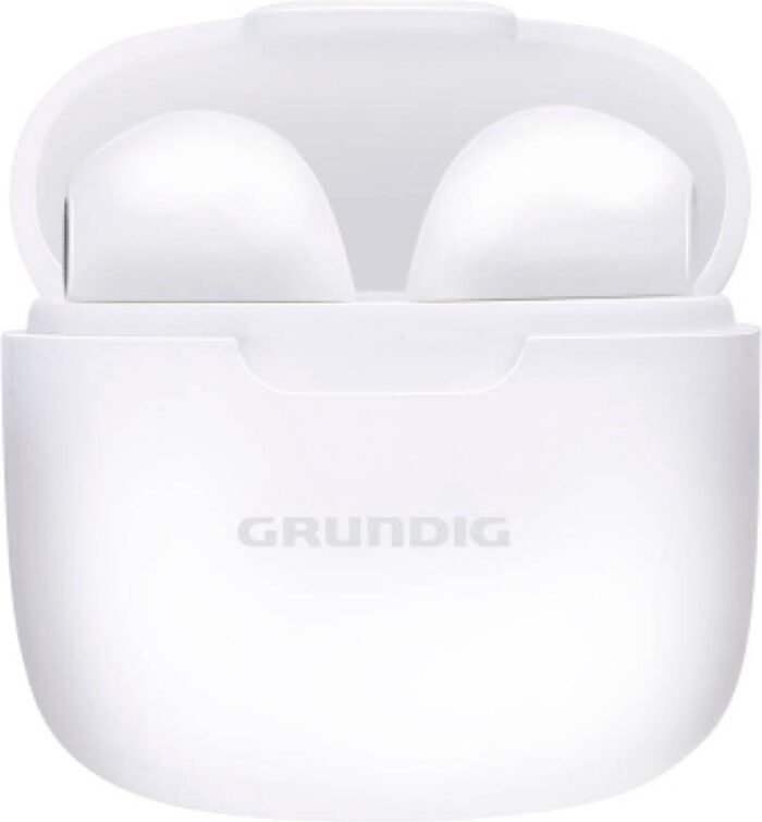 Grundig Draadloze Oordopjes - Bluetooth In Ear Oordopjes 200mAh - Oortjes Draadloos met 3 Uur Afspeeltijd - Earbuds voor Hands Free Bellen - Incl. Oplaadcase USB-C Oplaadkabel
